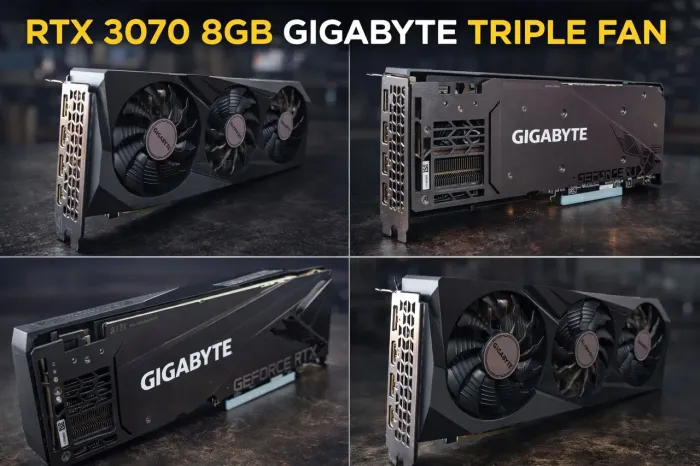 Placa de vídeo gigabyte 3070 8gb triple Fan - excelente desempenho 