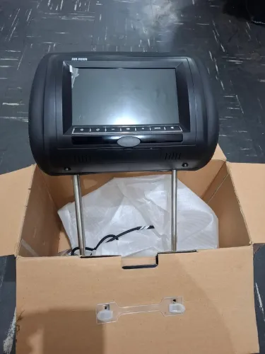 Encosto de cabeça com monitor NOVO SEM USO