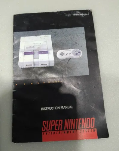 Manual Original do Super Nintendo (Versão Americana)