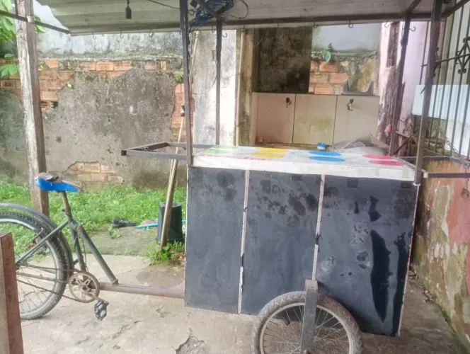 Carro de lanche bicicleta
