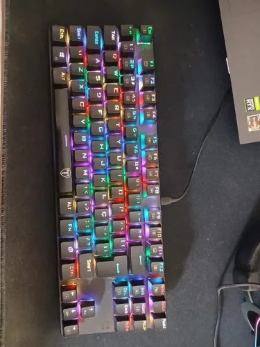 Teclado Gamer Mecânico T-dagger Tgk-315-bl Bora RGB
