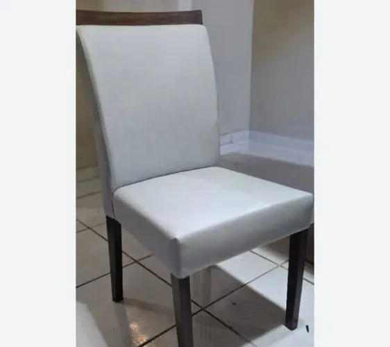 reformamos sua cadeiras de jantar assento quebro colocamos outro