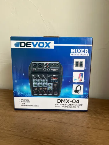 mixer de áudio Devox DMX-04