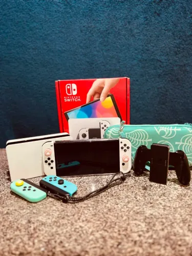 Nintendo swich oled desbloqueado, completo