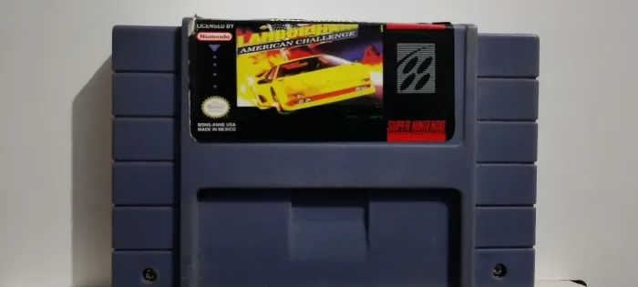 Cartuchos Lamborghini e Senna F1 - Super Nintendo