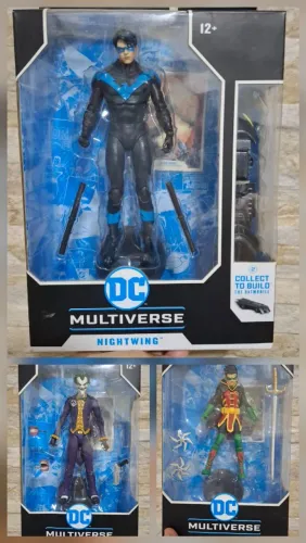Asa Noturna / Nightwing - Robin / Damian Wayne - Coringa Arkham McFarlane DC Multiversr