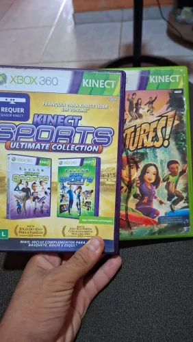 Kinect adventures e Kinect esports para Xbox 360 original 