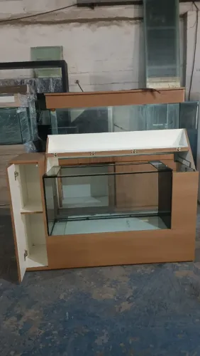 Aquário com móvel hack 100 × 50 × 50 cm