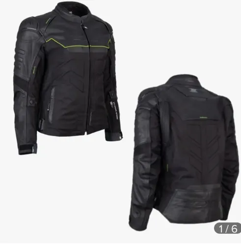 Jaqueta de moto em couro texx falcon v2
