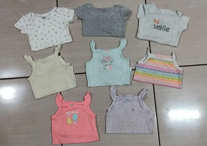 Lotinho de bebê menina . Bodys carters tamanho 12 a 24 meses .