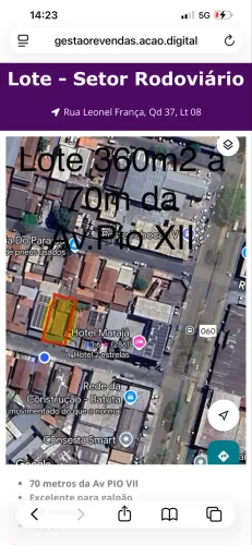 Lote Comercial Próximo à Avenida Pio XII, Cidade Jardim, Goiânia.