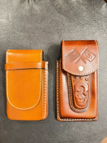 Porta Celular Capa Case Bag Couro Legítimo