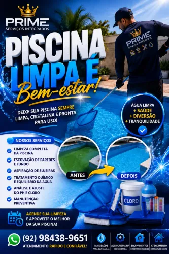 Limpeza de piscina