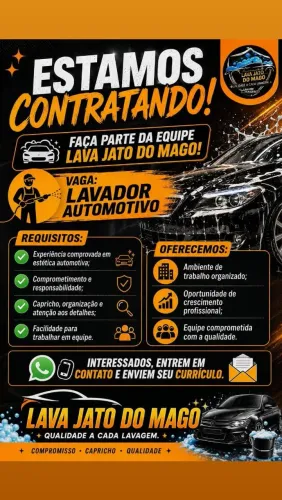 Pessoas com experiência e que more próximo pagamento por comissão