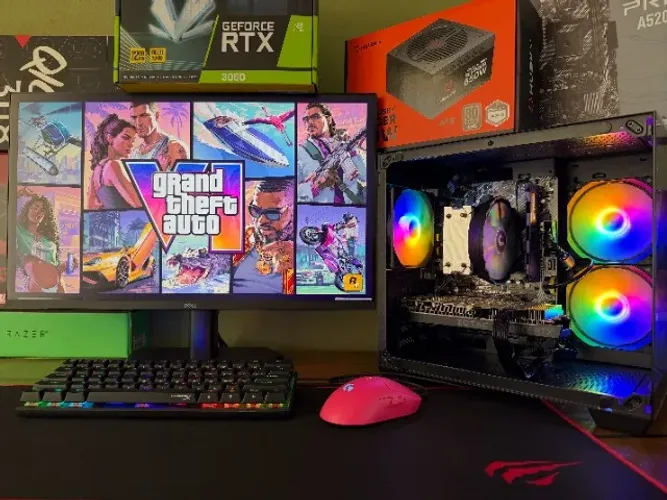 PC-Gamer AMD Ryzen 5-5600 A520M 16gb DDR4 SSD-512gb RTX-3060 Zotac 12gb