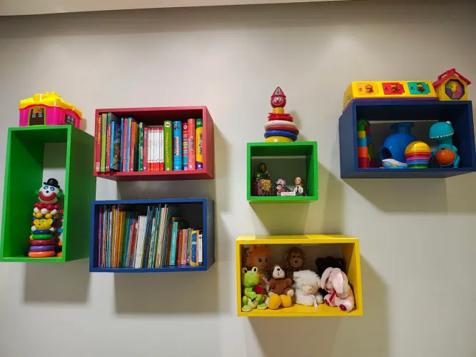 Nichos coloridos para decoração 