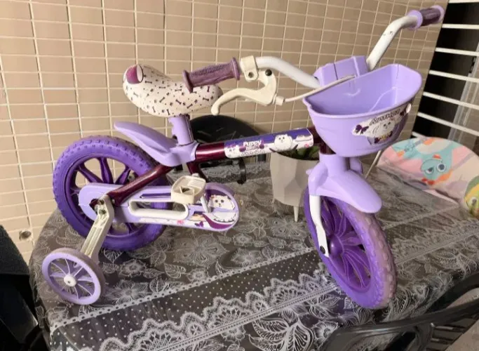 Vendo bike infantil pra menina até 3 anos