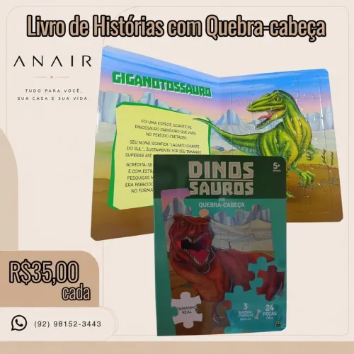 Livro de Histórias com Quebra-cabeça