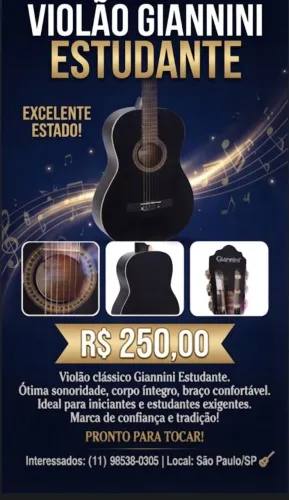Violão Giannini Clássico