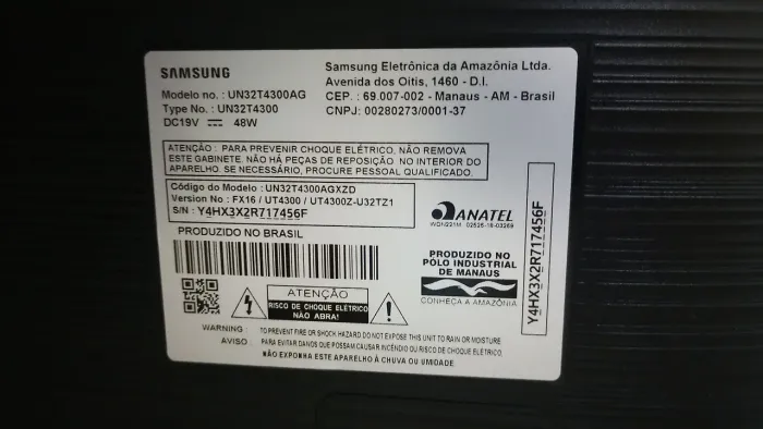 Tv Samsung 32" R$ 750