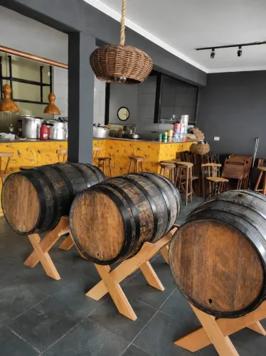 Barril de madeira
