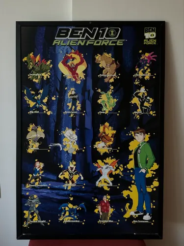 Quadro/Poster Ben 10- Loja Wall Street