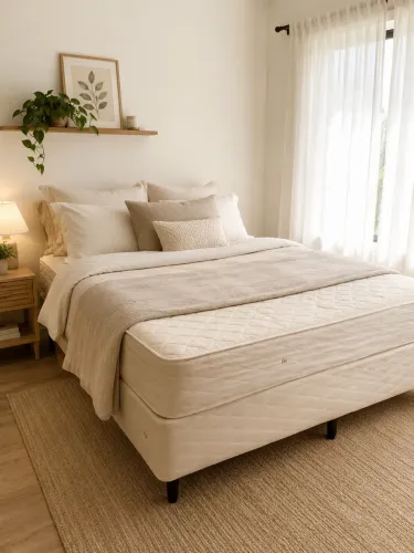 Cama Box Casal com Colchão Excelente estado
