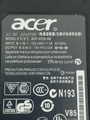 Fonte Notebook Acer 