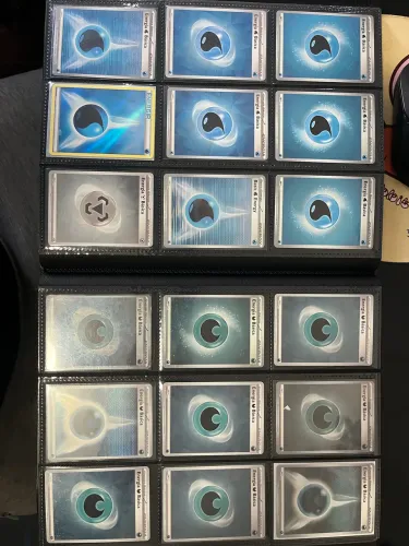 Lote Pokémon TCG Energias Foil Brilhante Ultra rara