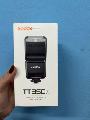 flash godox tt350f para câmera