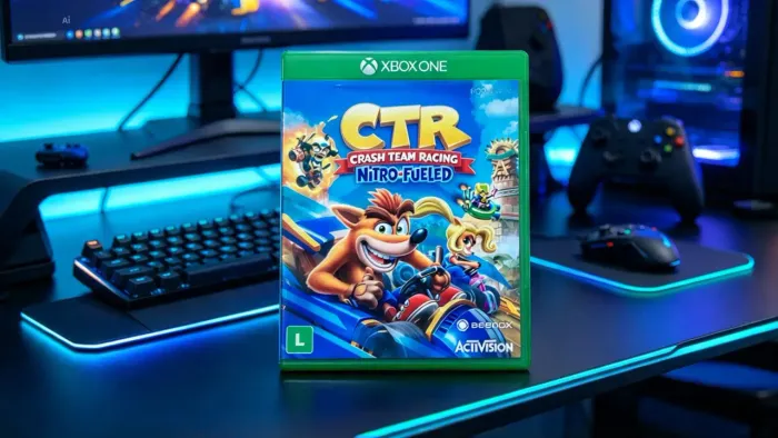 Vendo CTR Crash Team Racing Nitro-Fueled + Intem Exclusivo para Xbox One/Series X