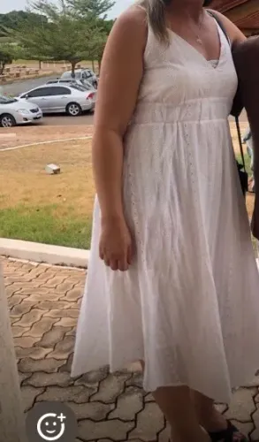 Vestido seminovo,usado uma vez somente .