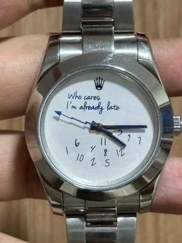 Rolex Im Already Late