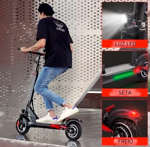 Patinete elétrico 500w potente