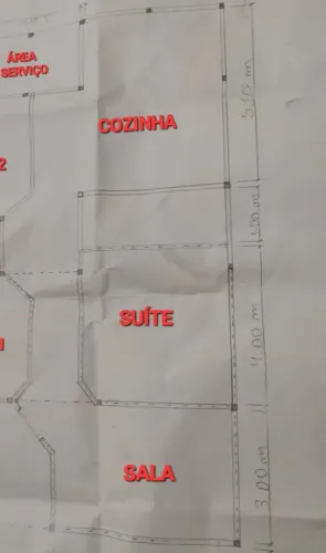 TERRENO GRANDE COM FUNDAÇÃO DE CASA PRONTA