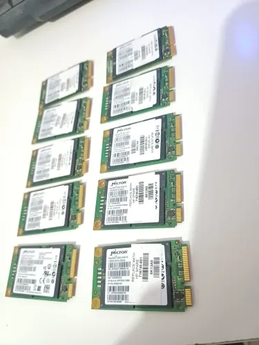 Lote de ssd nvme 120gb c400 mSata 10 peças