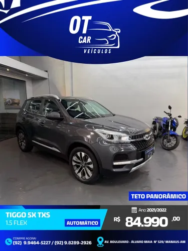 Chery Tiggo 5X TXS 1.5 16V Turbo Flex Aut. 2022