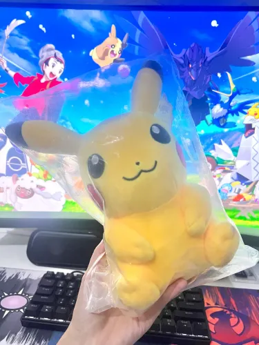 Pelúcia Pokémon Pikachu - NOVO