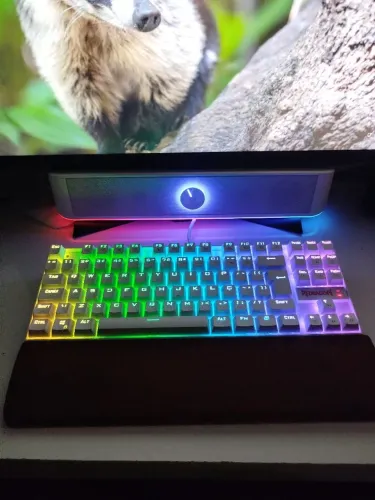 Kit branco Setup teclado mouse som