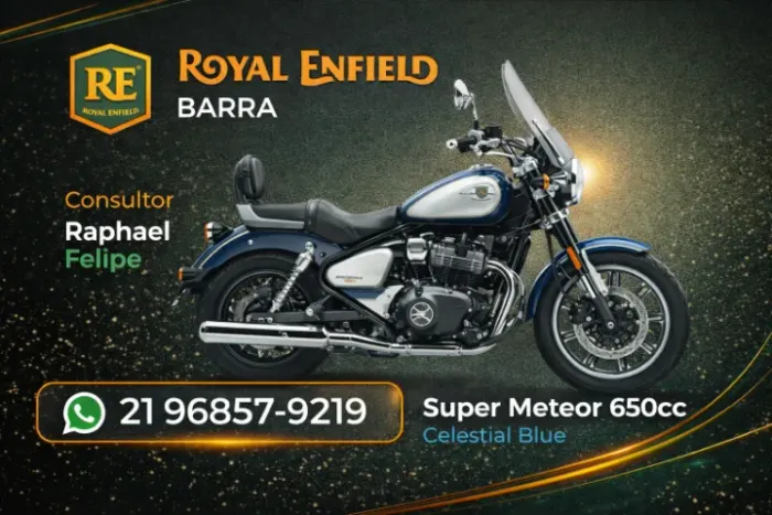 SUPER METEOR 650CC 2026 !!!0KM!!! RAPHAEL FELIPE 2 1 9 6 8 5 7 9 2 1 9