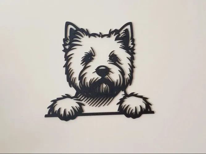 Yorkshire - Quadro para parede - decoração de parede - cachorro