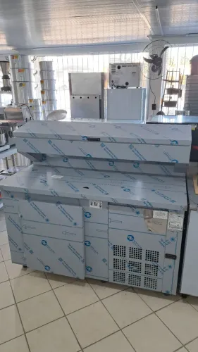 Ac balcão refrigerado 1.50mt condimentadora Gelopar 