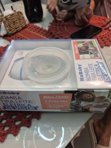 Bomba tira leite elétrica de vestir marca KaBaby