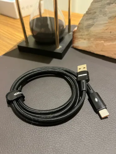 ? CABO ESSAGER USB-C 120W ? CABO TRANÇADO MUITO MAIS RESISTENTE NO USO DIÁRIO ?