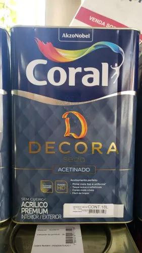 Tinta Coral Decora Branco Gelo / Branco 