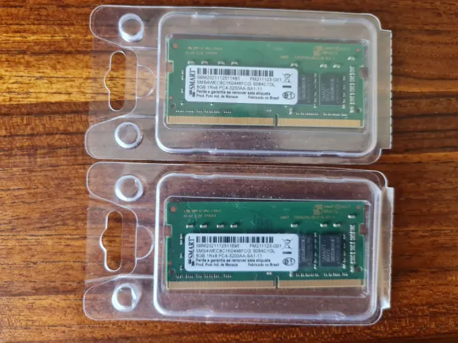 2 Pentes Memória Smart 8GB PC4-3200mhz Notebook