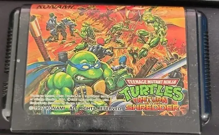Tartarugas Ninja Turtles Return of the Shredder - Mega Drive