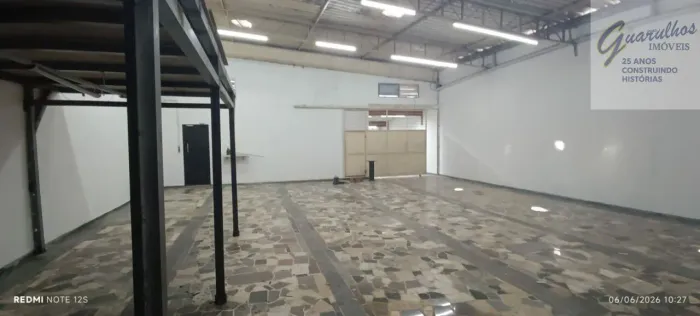 GALPÃO E SALÃO COMERCIAL 500M² VILA GALVÃO IDEAL DISTRIBUIDORA E PONTO DE COLETA