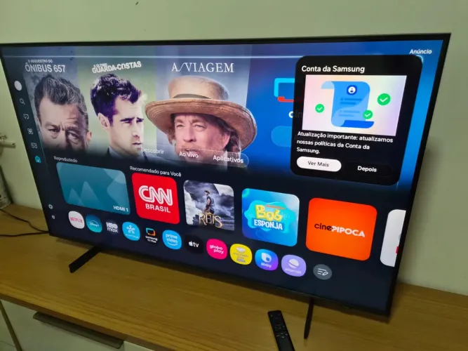 Smart TV Samsung QLED 50 4K (2024) - Linha Premium - Impecável