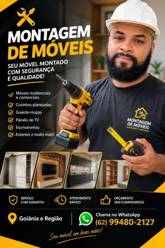 Montador de Móveis, atendo Goiânia e Região